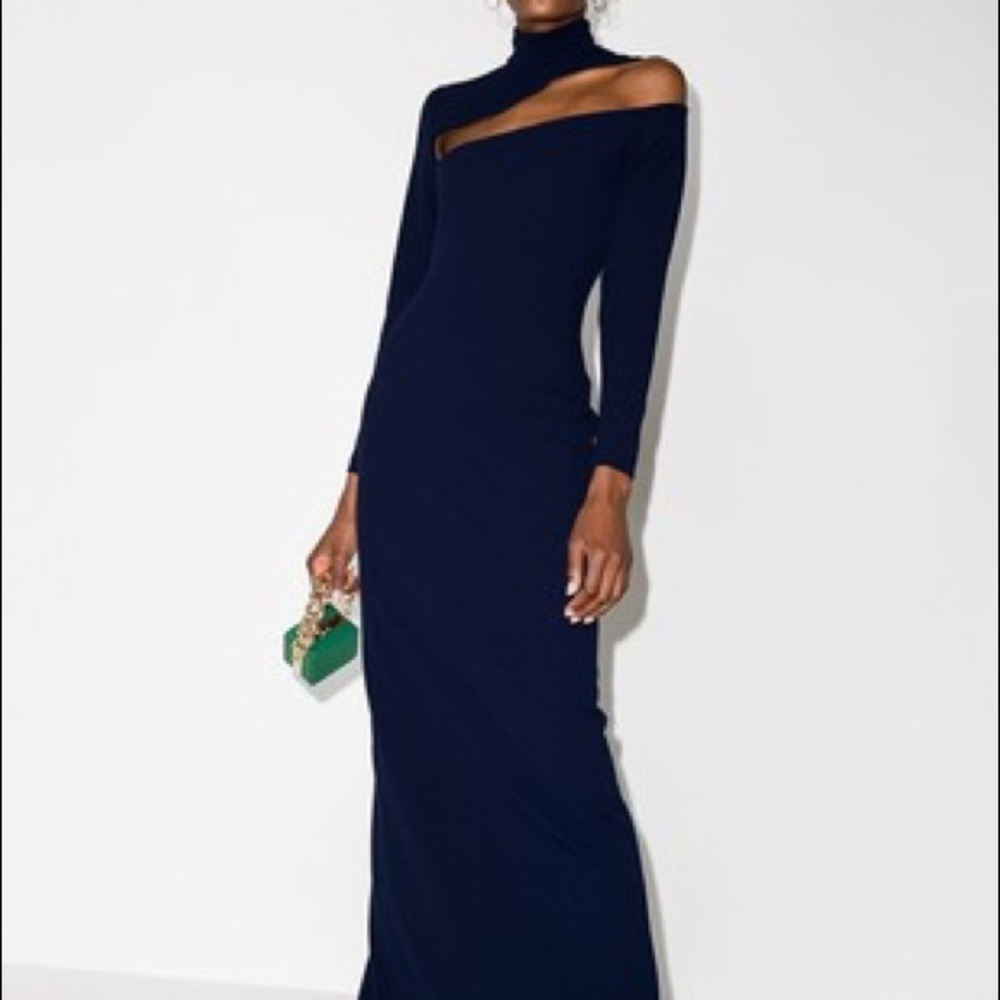 SOLACE London Area Cut out Maxi Dress